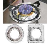 10 Uds almohadilla de estufa de Gas protectores de cocina cubierta de papel de aluminio a prueba de grasa