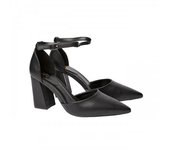 Dorothy Perkins Zapatos de corte de tacón alto con correa en el tobillo, color blanco, para mujer/señoras 3 UK plata