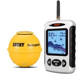 LUCKYLAKER Buscador de peces inalámbrico tipo sonda con función de luz de pesca Herramientas de pesca Pesca en tierra Pesca en barco Pesca en roca Pesca profunda
