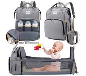 Bolsa de pañales de maternidad multifunción para mamá, mochila de viaje de gran capacidad para el cuidado del bebé.