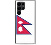 Coque Téléphone Drapeau du Népal Samsung Galaxy S23 Ultr