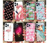 Funda de teléfono Pink Red Flamingo para iPhone Samsung Galaxy Redmi Xiaomi Oppo OnePlus Note SA 7 8 9 10 11 12 13 14 20 21 22 23 53 54 Pro Max Plus Ultra iPhone 6 or 6S