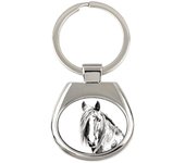 Canadian Horse - keychain with a horse, keychain with a print, personalized pendant from the Art-Dog brand plata