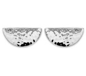 Les Trésors De Lily [P7828] - Boucles Argent 'Cleopatra' argenté (rhodié) - 13x6 mm plata