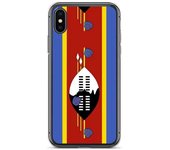 Coque iPhone - Drapeau de l'eswatini - iPhone X - Sopa de silicona - Diseño fin et léger - Protección máxima