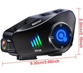 Cámara inalámbrica 1080P HD Q28 IP66, impermeable, con auriculares Bluetooth, lente gran angular, para casco de motocicleta, WiFi