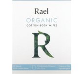 Rael, Pañuelos de algodón orgánico, sin perfume, 10 unidades envueltas individualmente