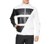 Chaqueta de tenis Team Wear CA034 [Adidas] para hombre, blanca y negra (HF6306) J/S