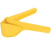Exprimidor manual ergonómico de cítricos, limón y naranja, extractor de frutas portátil para el hogar. verde