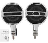 Altavoz de Motocicleta 12V Impermeable Sonido Estéreo Bluetooth Reproductor de Música MP3 Radio FM para 2230mm