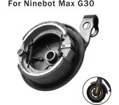 Cubierta de freno de tambor de rueda delantera para scooter eléctrico Segway Ninebot Max G30, piezas de aleación de aluminio. negro