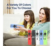 Funda protectora de silicona para mando a distancia de TV para Xiaomi TV Box S (2da generación) negro