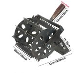 Cabezal desmalezador para cultivador, jardinería, granja, cabezal desmalezador pesado, herramienta quitahierbas, accesorio, ruedas desmalezadoras, accesorios para desmalezadoras CHINA