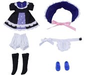 Conjunto de ropa para muñeca Nendoroid, vestido retro [negro] negro