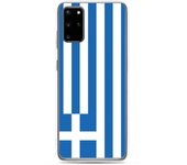 Coque Téléphone - Samsung - Galaxy S20 Ultra - Drapeau Grèce - Souple - Multicolore