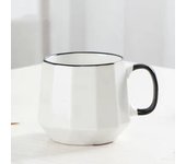 Taza Simple de Color sólido, juego de dos piezas de taza y plato de café, taza de agua de cerámica de estilo nórdico, taza de café, taza para leche, taza para desayuno