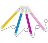 Silbato deslizante para niños SW1-PL con varilla deslizante de acero, instrumento musical de juguete para niños, flauta Kazoo para juegos entre padres e hijos, regalos de fiesta para niños y niñas púrpura