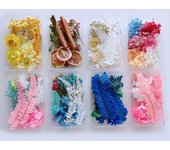 1 caja de flores secas, plantas secas para molde de fundición de resina epoxi, moldes para velas de aromaterapia, herramientas artesanales, accesorios para hacer joyas