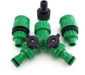 Manguera de agua y válvula de 4/7mm, 8/11mm, manguera 4/7, conectores rápidos para grifo de agua, divisor, herramientas de jardín, acoplamiento de riego por goteo connect 811