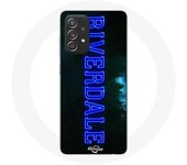 Coque pour Samsung Galaxy A33 5G Riverdale Série Logo bleu