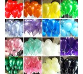 Nuevos 10 piezas/lote globos de cumpleaños 1,5 g 10 pulgadas globos de látex dorados, rojos, rosas, azules, globos de fiesta de bodas con perlas juguetes para niños balones de aire blanco leche