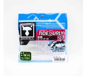 Señuelo blando Jackall SW Light Game Tide Curly 2.0 Clear Glow Crush (6401)