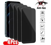 4 protectores de pantalla de privacidad para iPhone 12, 13, Pro Max, Mini, 7, 8 Plus, vidrio templado antiespía para iPhone 11, 14 Pro Max, XS, XR, X iphone 11 puro