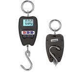 Báscula colgante digital de 440 lb con sensores precisos Mini báscula de grúa portátil de 200 kg con ganchos para negro