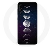 Coque Maniacase pour Samsung Galaxy A50 lune phase nuit etoile