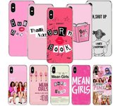 Funda de teléfono Mean Girls Burn Book para iPhone 11 12 13 14 Pro XS XR X Max 7 8 6 6S Plus Mini + 5 SE Funda de carcasa personalizada con patrón iPhone 11