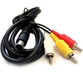 CABLE AUDIO VIDEO SEGA MEGADRIVE 2 -CABLE RCA AV ESTÉREO 1,80 m MEGA DRIVE II