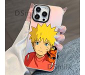 Funda Aurora White Naruto Mingbao para iPhone 15 Pro para 14/13/12/11XsMax/XR iPhone 15