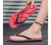 Men's Trendy Non-Slip Beach Flip Flops - Large Size Summer Sandals. 42 azul