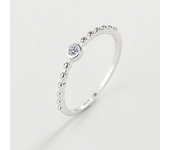 Anillo de Plata de Ley 925 a la moda para mujer, anillo de circón AAAA a la moda, anillo Simple de diamante para boda, joyería de regalo de compromiso 6 plata