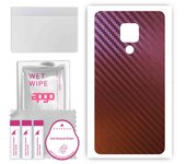 apgo skin sticker film foil vinyl for the BACK compatible with Huawei Mate 20 X, scratch-resistant, easy to install - Carbon Chameleon CAKA5