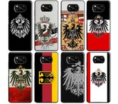 Funda con bandera del Imperio Alemán para Xiaomi Mi 10T, 11T Pro, Mi 11 Lite, POCO M3 Pro, M4, F3, X3 GT, X3 Pro Mi 9T (9T Pro)