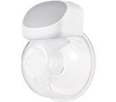 Extractor de leche portátil, extractor de leche eléctrico manos libres con pantalla LED, 2 modos, 9 succión baja gris