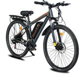 Bicicleta de montaña eléctrica CHEEVALRY C29 de 750 W, 48 V, 18,6 Ah, 29 pulgadas gris