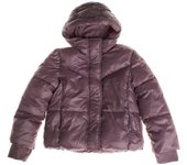 Chaqueta acolchada con capucha de invierno 440355 para Niña 10/11 AÑOS púrpura