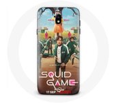 Coque pour Samsung Galaxy S4 Squid Game Série joueurs soldats poupée