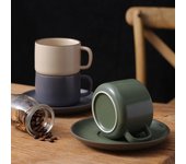 Taza de café de estilo nórdico Simple, juego de dos piezas, Taza de cerámica, taza de agua, taza de té de flores, taza para leche