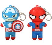 Lip Smacker, Marvel, Lip Balm, Spider-Man Amazing Pomegranate, Captain America Red, White and Blue-Berry, 2 packs, 4 g (0.14 oz) each