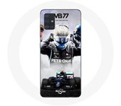 Coque pour Samsung Galaxy A71 Formule 1 Valtteri Bottas pilote de course F1 Noir