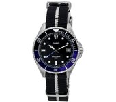 Casio Reloj para hombre MDV-10C-1A2 de cuarzo con esfera negra y correa de tela analógica estándar negro