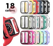 Para Apple Watch series 6 5 4 3 SE 44mm 40mm iWatch funda 42mm 38mm protector de pantalla de parachoques accesorios para Apple Watch Series 123 42MM gris