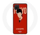 Coque Samsung Galaxy A12 La casa de papel Tokyo Fanart logo