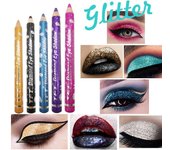 Moda larga duración impermeable brillo pigmento color delineador de ojos sombra de ojos maquillaje cosméticos 11