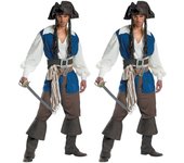 Disfraz de pirata para adultos, disfraz de pirata caribeño, ropa de fiesta de Halloween para hombres, juego de rol, cosplay elegante, 7 conjuntos de disfraces, ropa de fiesta XL