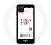 Coque Samsung Galaxy A12 Billet d'avion tokyo