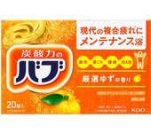 KAO Babu Yuzu Fragrance 20 Tablets (Quasi-drug) Carbon dioxide gas (hot bath) Babu Hot bath solid (body) Carbon dioxide gas (hot bath) Babu